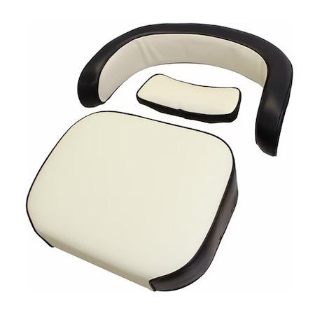 Aftermarket AMIH806LB Seat Back, Middle, Black And White Vinyl AMIH806LB-ABL